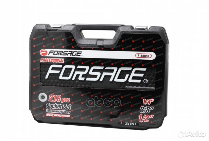 Набор инструментов 216 пр: 1/4 inch, 3/8 inch