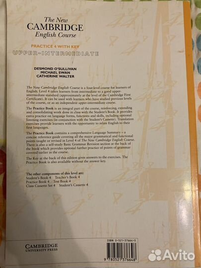 The New Cambridge English Course practice 4