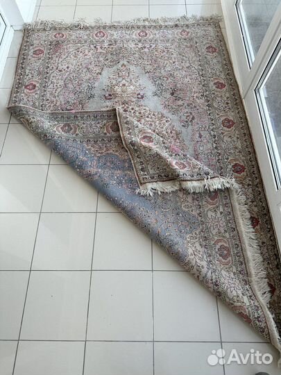 Ковер шелк и хлопок ручная работа