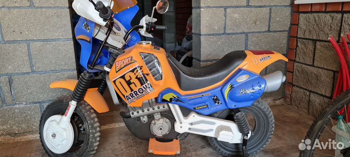 Детский мотоцикл на аккумуляторе бу