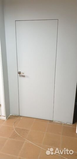 Дверь скрытая под покраску 2,1 м, кромка AL