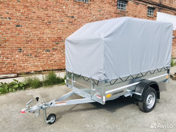 Прицеп 2,5х1,3 Оцинкованный с тентом