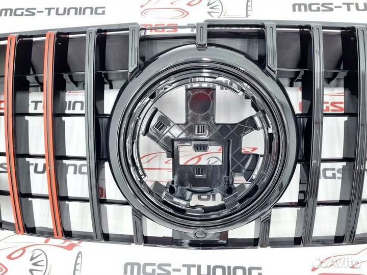 Решетка на Mercedes GLS X167 в стиле Brabus Red