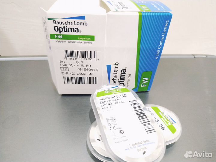 Контактные линзы Optima Bausch & Lomb