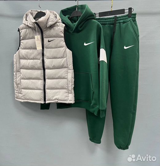 Спортивный костюм мужской зимний тройка Nike