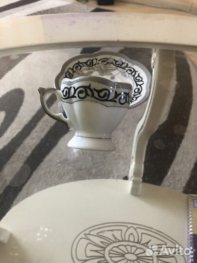 Чашка с блюдцем 6 шт