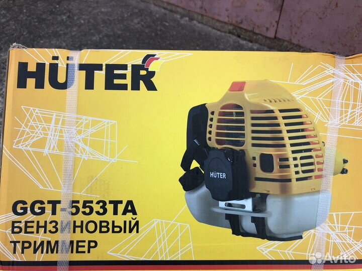 Новый Бензиновый триммер Huter Ggt-553ta 3,4 л.с