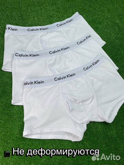 Трусы мужские calvin klein белые