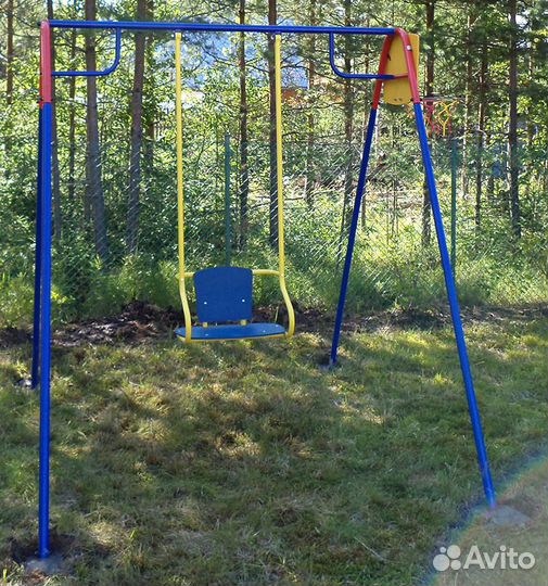 Качели на подшипниках со спинкой тк2