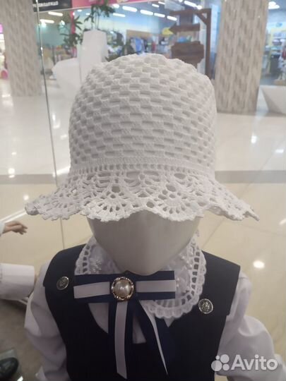 Вяжу шляпки -панамки