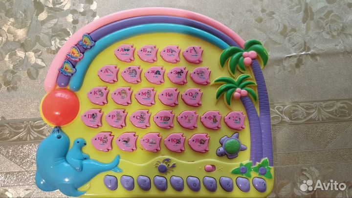 Азбука, счёт до10, звуки животных, мелодия