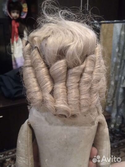 Антикварная кукла,клеймо подкова