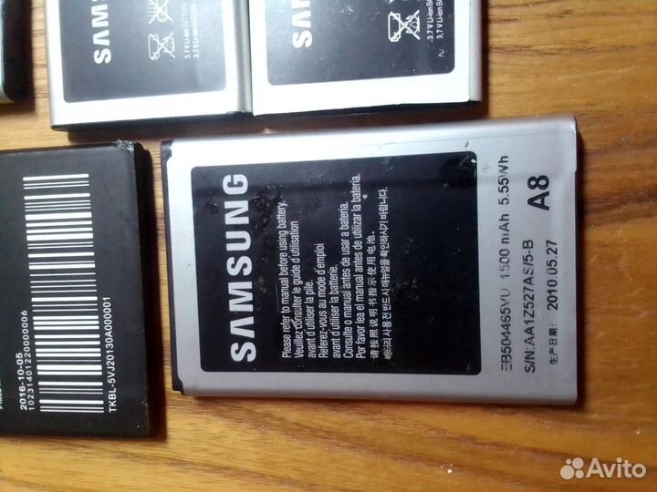 Аккумуляторы разные для электроники