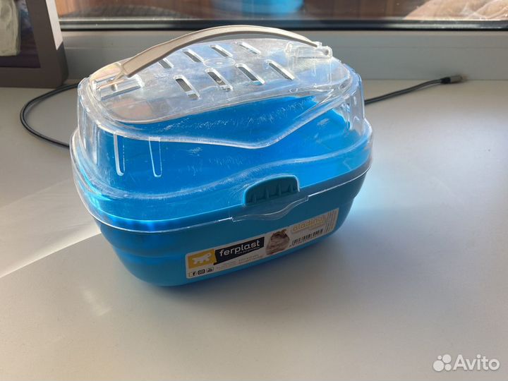 Переноска + аксесуары для хомяка