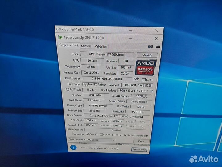 Видеокарта R7 260X 2gb
