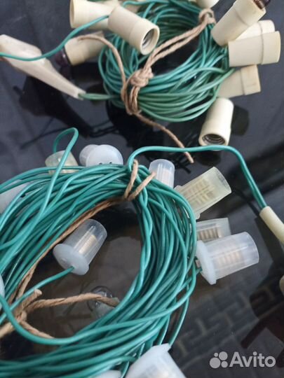 Елочная гирлянда СССР на запчасти