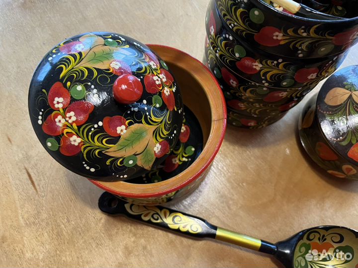 Сувенирный деревянный набор