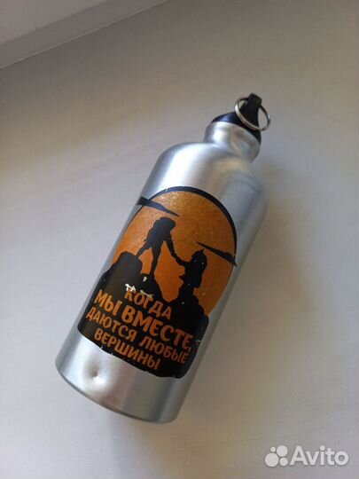 Бутылка фляга спортивная для воды