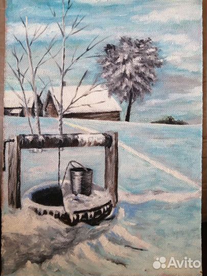 Картина маслом пейзаж