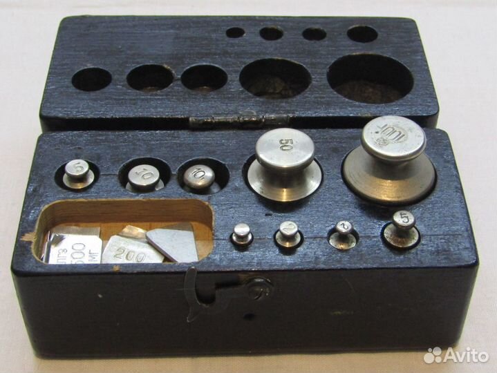 Набор гирек, разновесы, гиря для весов СССР №6112