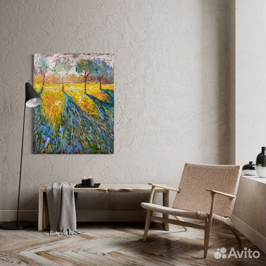 Картина маслом на холсте Большая