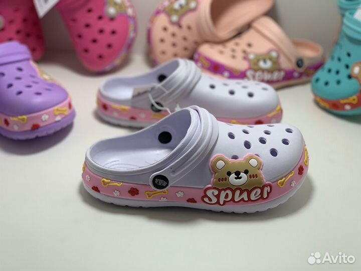 Шлепки тапки детские Crocs (с 30 по 35)