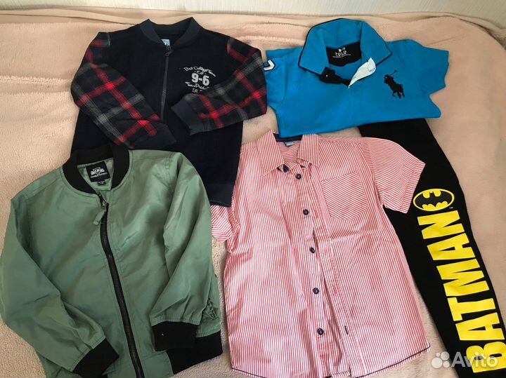 Пакет вещей для мальчика 122 128 рост