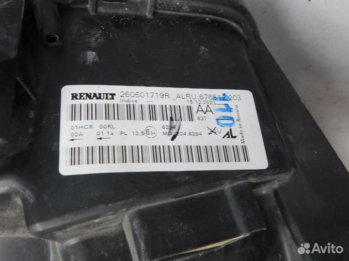 Фара левая Renault Logan/Logan Stepway