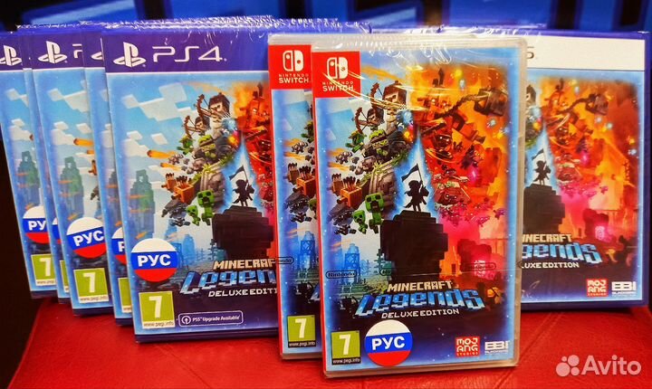 Minecraft Legends PS4, PS5, Switch, обмен. прокат