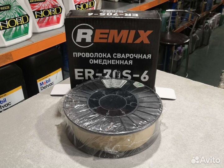 Проволока сварочная омедненная 0,8мм 5кг remix