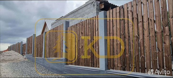 Забор из Каменного Дерева