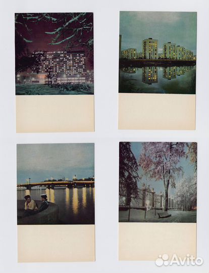 Открытки СССР набор Левша 1967 Тюрин чистые полный