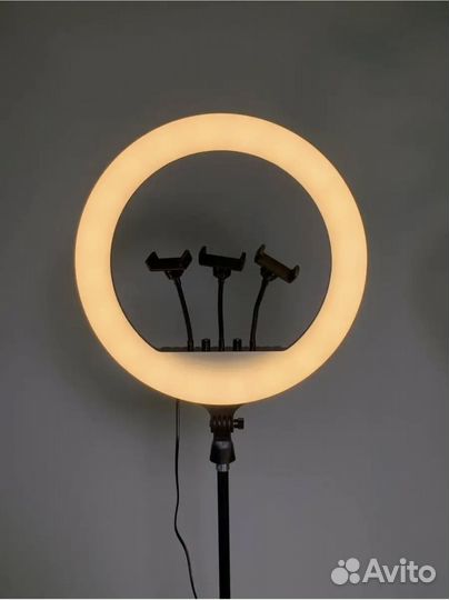 Кольцевая лампа со штативом 45см