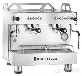 Кофемашина Robustezza Compact 2 высокие гр., белая