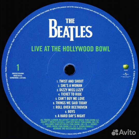 Виниловая пластинка Beatles, The, Live AT The Holl