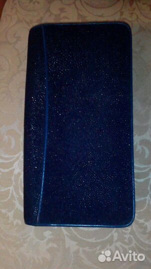 Женская сумка клатч из кожи ската. Новая.25х13х6см