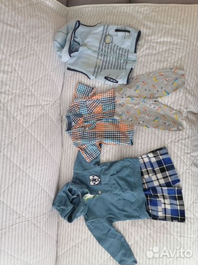 Детские вещи пакетом для мальчика 80