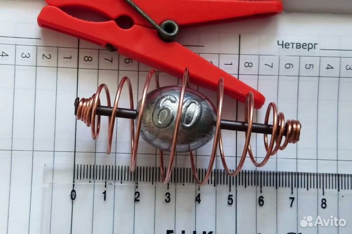Пружина с грузом,фидерная кормушка
