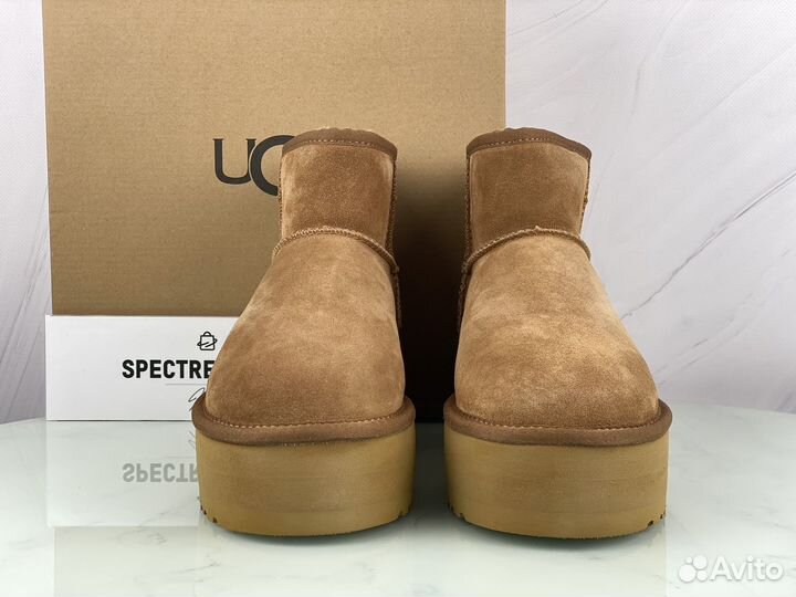 Угги UGG Mini Platform Chestnut