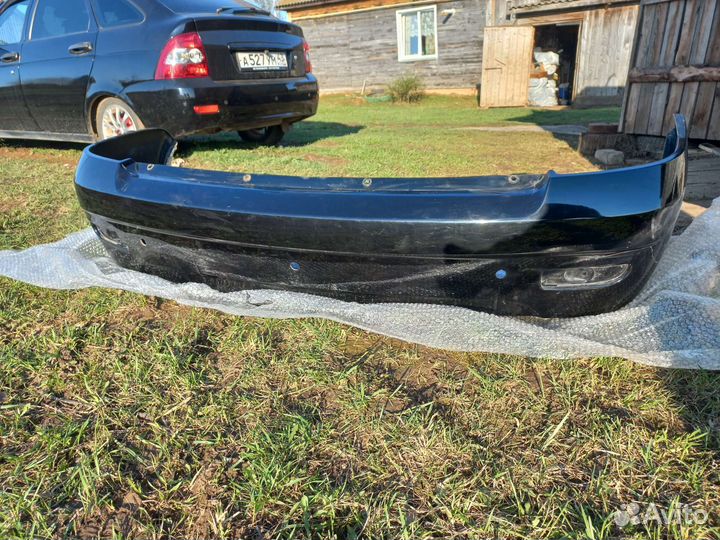 Бампер задний приора 1 цвет космос