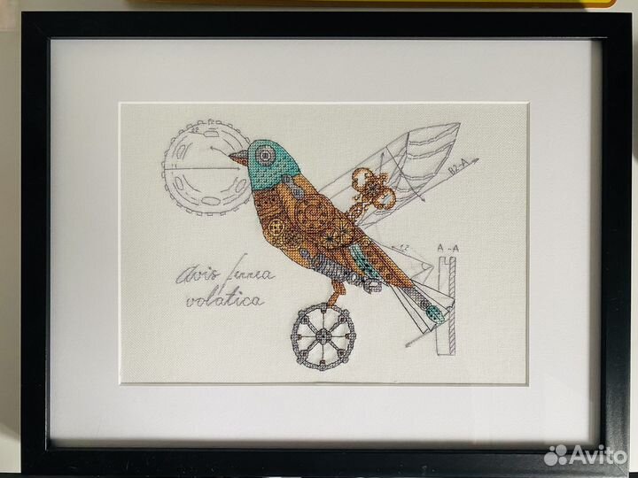 Наборы для вышивания остатки Панна Птица и Жук