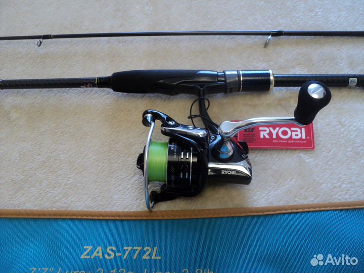 Спиннинг Zetrix, катушка Zauber, плетенка, воблеры