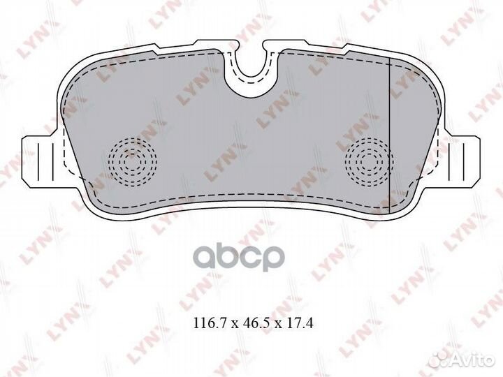 Колодки тормозные зад land rover discovery III