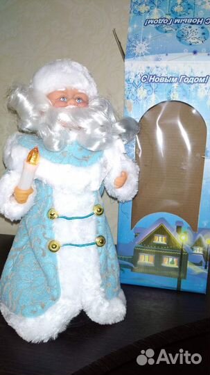 Фигурка Дед Мороз музыкальный 30 см