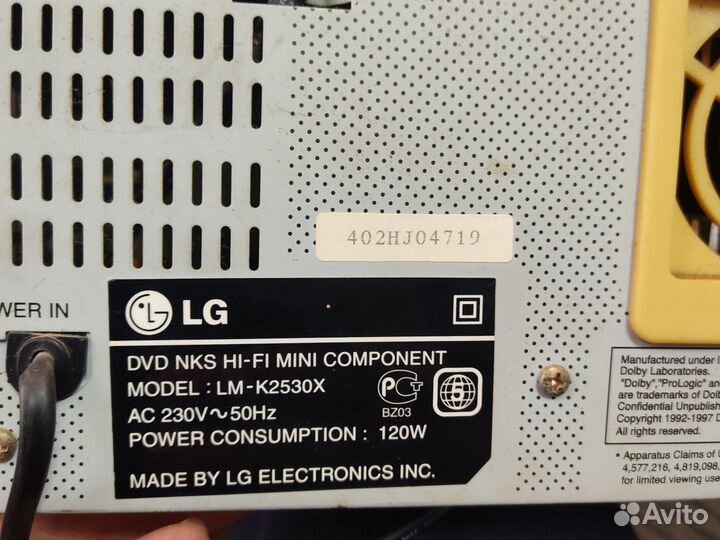 Музыкальный центр lg