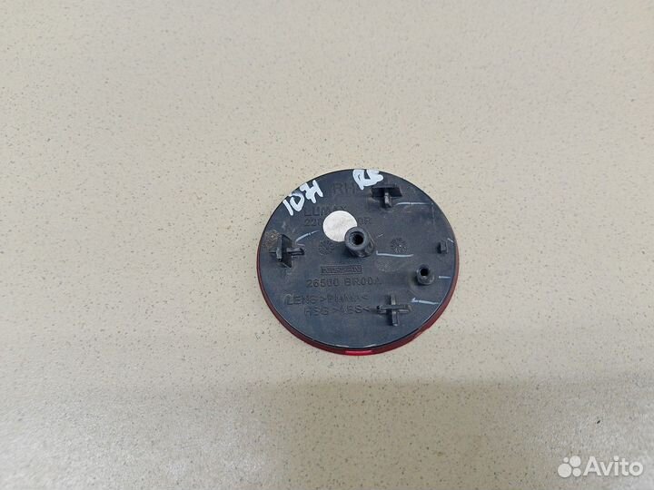 Отражатель в бампер задний правый Qashqai (J10) 20