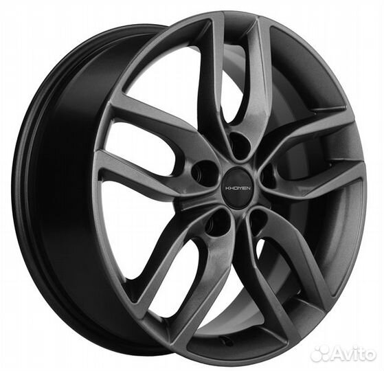 Khomen 1708 : 6.5x17 5*114.3 Et:40 Dia:67.1 Gray