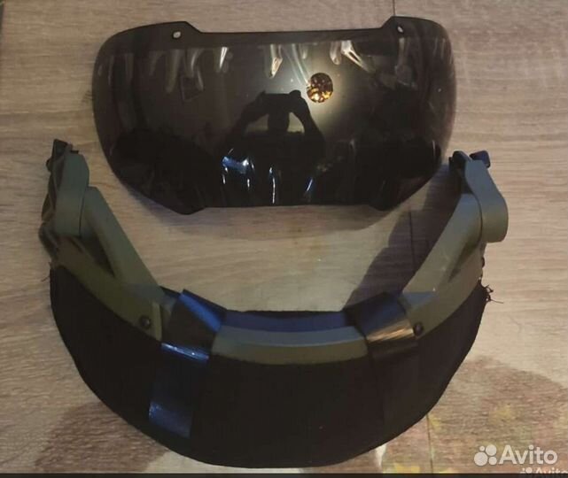 Визор забрало тактический на баллистический шлем