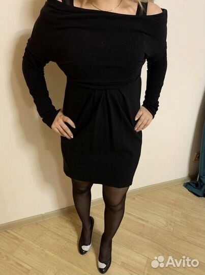 Вечернее черное платье imaggi