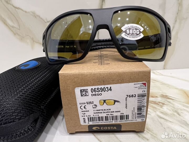 Очки Costa Del Mar Sunglasses diego 580G